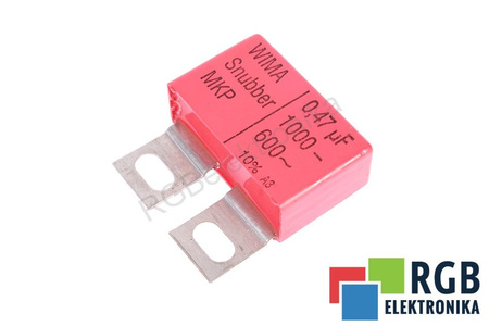 CONDENSADOR 0.47UF 1000VDC 600VAC WIMA