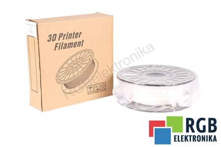 1,75MM ELASTIC FILAMENT 0.5KG WHITE FLASHFORGE TAMAÑO EXTERIOR DEL CARRETE 180MM, TAMAÑO INTERIOR DEL CARRETE 50MM, ANCHURA DEL CARRETE 45MM