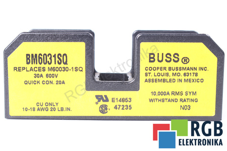 BASE DE FUSIBLES BM6031SQ BUSSMANN 30A, 600V