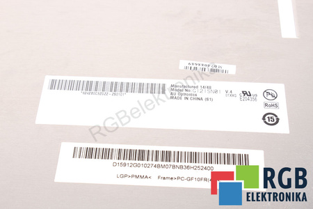 G121SN01 V.4 AUO MATRIZ LCD