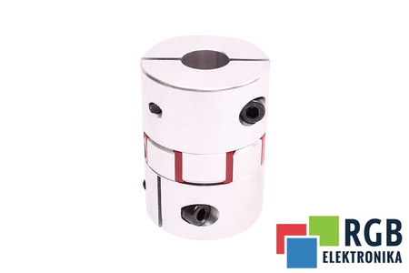 YH10-65-24-24-90 D=65MM D1/D2=24/24MM L=90MM ALUMINIUM ACOPLAMIENTO DE MORDAZA FLEXIBLE