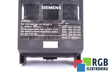 3NP353 SIEMENS SECCIONADOR