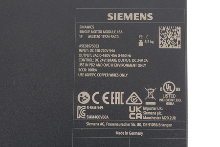 6SL3120-1TE24-5AC0 SIEMENS SINAMICS S120