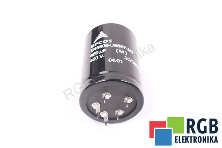 CONDENSADOR B43306-U9667-M1 EPCOS 25/085/56 660UF, 400VDC