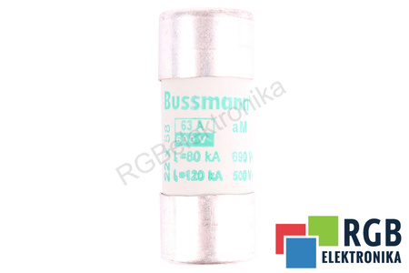 FUSIBLE 63A 690V BUSSMANN 22X58 690V, 63A