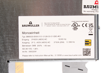 BM5533-SI06-0101-0128-00-01-E80-#01 BAUMÜLLER