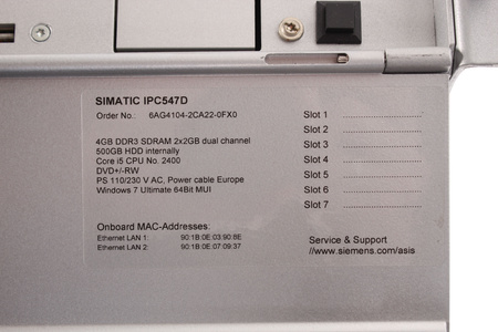 6AG4104-2CA22-0FX0 SIEMENS SIMATIC IPC547D