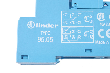 FINDER TYPE 95.05 FINDER 250V, 10A BASE DE RELEVOS