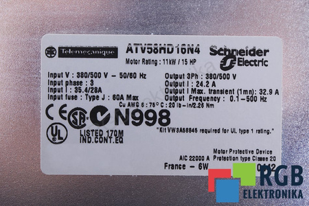 ATV58HD16N4 TELEMECANIQUE