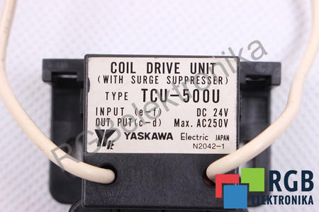TCU-500U YASKAWA COIL DRIVE UNIT WITH SURGE SUPPRESSER