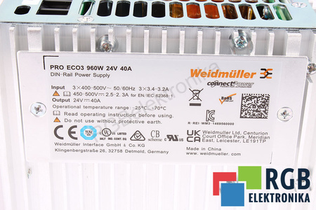 1469560000 WEIDMULLER PRO ECO3