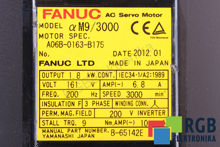 A06B-0163-B175 FANUC AM9/3000