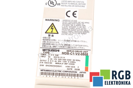 MDS-C1-V2-0505 MITSUBISHI ELECTRIC