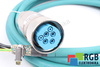 CABLE 6FX2002-5CA41-1AF0 SIEMENS 1FT/1FK TO 611/810D/SIMOVERT 5M