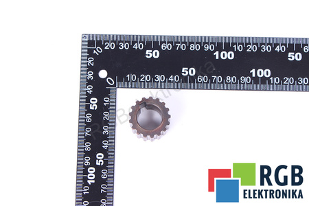 POLEA DENTADA 28X25MM CORREA 28MM EJE 17MM CHAVETERO 5X2MM Z=17