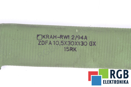 RESISTENCIA ZDFA KRAH-RWI 10.5X30X130GX 15OHM