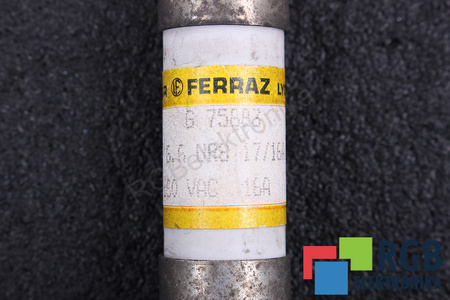 FUSIBLE 6.6URS17/16A FERRAZ 600VAC, 16A