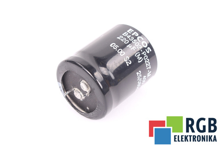 CONDENSADOR B43502-P0227-M EPCOS 25/085/56 220UF, 400VDC