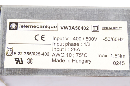 VW3A58402 TELEMECANIQUE FILTRO