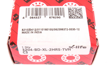 3204-BD-XL-2HRS-TVH-C3 FAG 20X47X20.6 12100RPM, 20.6KN, 12.1KN RODAMIENTO