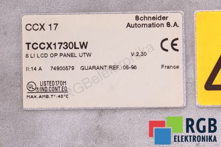 TCCX1730LW SCHNEIDER ELECTRIC