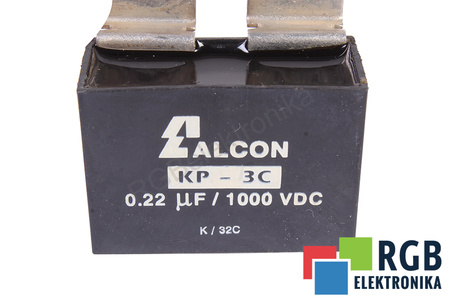 CONDENSADOR KP-3C ALCON 0.22UF, 1000V