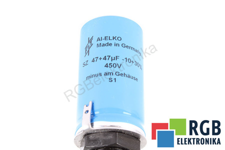 CONDENSADOR 47UF 450V F&T