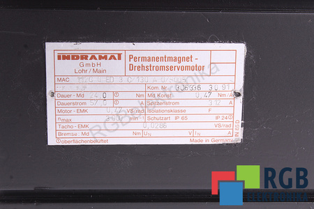 MAC112C-0-ED-3-C/130-A-0/S005 INDRAMAT ESTATOR