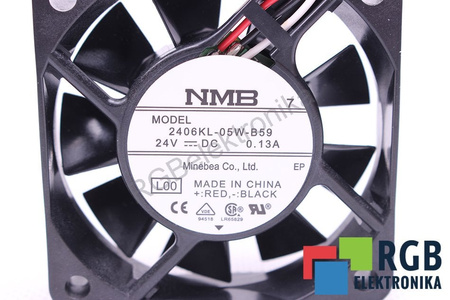2406KL-05W-B59 MINEBEA NMB 60X60X15MM, 24V, 0.13A VENTILADOR