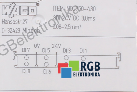 750-430 WAGO 750430 8DI 24VDC