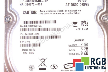 ST9808210A SEAGATE MOMENTUS 4200.2 80GB