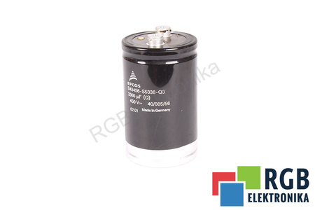 CONDENSADOR B43456-S5338-Q3 EPCOS 3300UF, 450V, 60X110MM