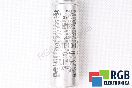 CONDENSADOR 3UF 400V HYDRA