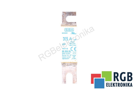 FUSIBLE NH000 SIBA 2029220 315A 700/500V