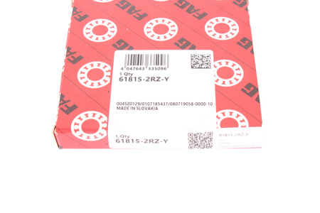 61815-2RZ-Y FAG 75X95X10 14000RPM, 7000RPM, 75X95X10 12.5KN, 10.8KN RODAMIENTO