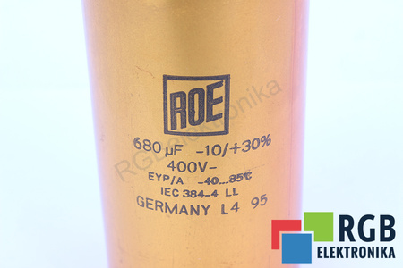 CONDENSADOR 680UF 400V ROE