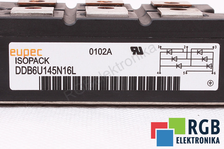 DDB6U145N16L EUPEC 145A, 1600V