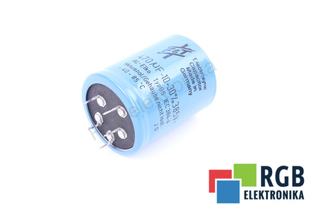CONDENSADOR 470UF 385VDC F&T