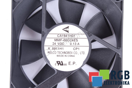 MMF-08G24ES MELCO TECHNOREX 80X80X25MM 24V, 0.13A VENTILADOR