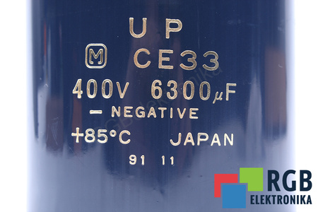 CONDENSADOR CE33 MATSUSHITA 6300UF, 400VDC