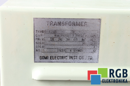 E2565-254 GOMI ELECTRIC TRANSFORMADOR