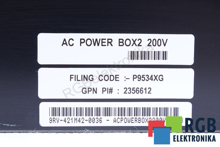 P9534XG GE YOKOGAWA MEDICAL SYSTEMS BOX2 PARA LOGIQ7