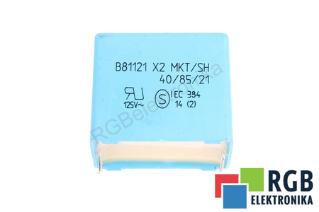 CONDENSADOR B81121 X2 MKT/SH EPCOS 59435 CB114 1UF, 300V