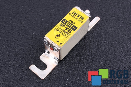 FUSIBLE HLS00 JEAN MULLER VDE0636/23 16A-AR, 660VAC, 120KA