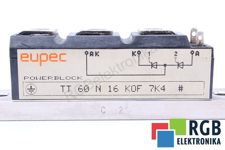TT60N16KOF EUPEC POWERBLOCK 600A, 1600V