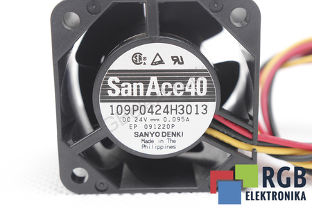 109P0424H3013 SANYO DENKI SANACE40 40X40X28MM, 24V, 0.95A VENTILADOR