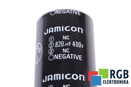 CONDENSADOR 820UF 400V JAMICON