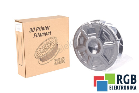 1,75MM PEARL FILAMENT 0.5KG BLACK FLASHFORGE TAMAÑO EXTERIOR DEL CARRETE 180MM, TAMAÑO INTERIOR DEL CARRETE 50MM, ANCHURA DEL CARRETE 45MM