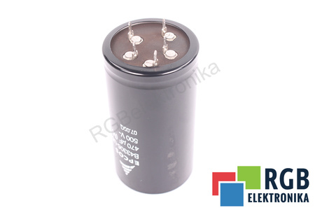 CONDENSADOR B43306-U6477-M2 EPCOS 25/070/56 470UF, 500VDC