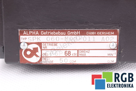 SPK060-M02-011 ALPHA GETRIEBEBAU ENGRANAJE